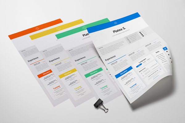 Free Minimal Resume Template 14