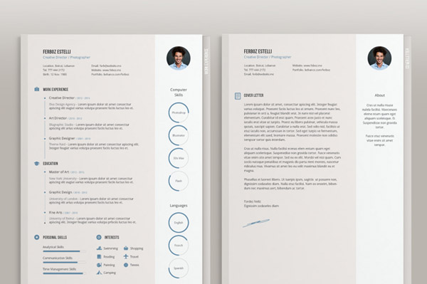 Free Minimal Resume Template 20