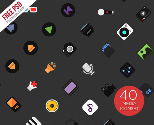 Free Music Icon Set 01