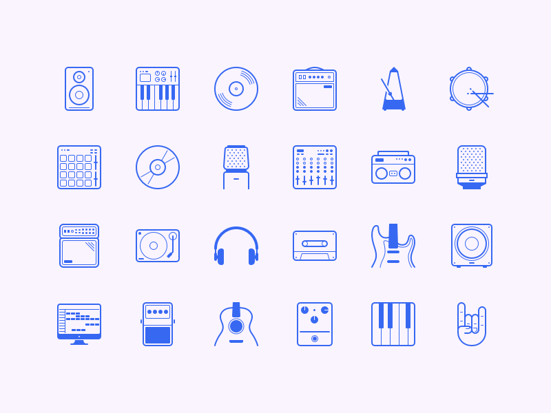 Free Music Icon Set 09