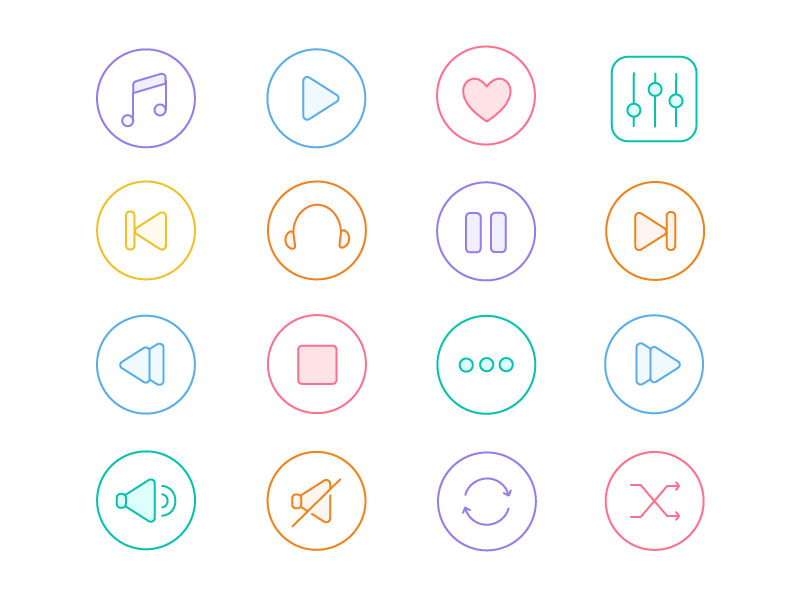 Free Music Icon Set 10