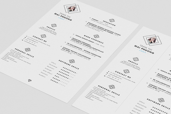 Free Simple CV Template 02