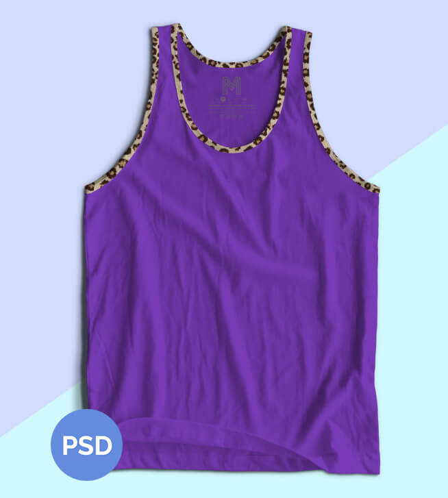 Free Tank Top Mockup PSD 03