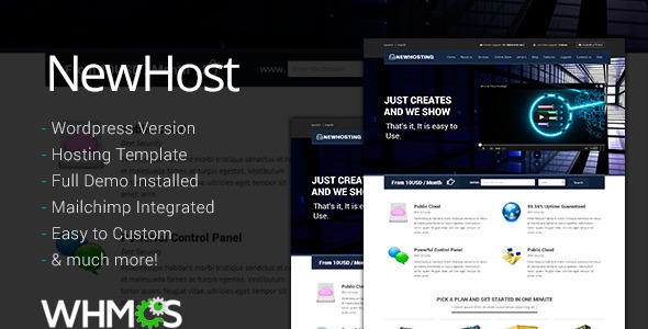 Hosting WordPress Theme WHMCS 08