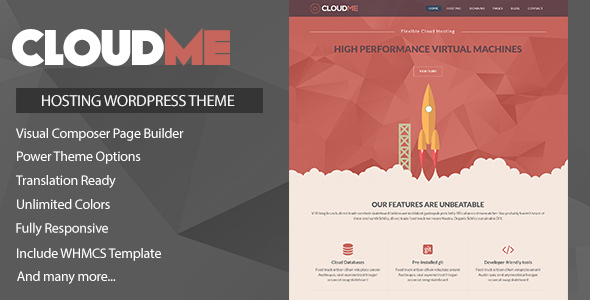 Hosting WordPress Theme WHMCS 12