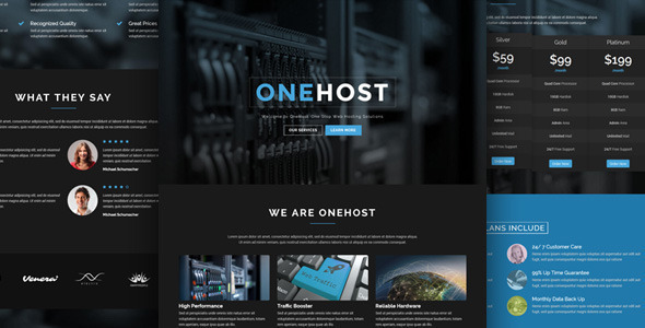 Hosting WordPress Theme WHMCS 13