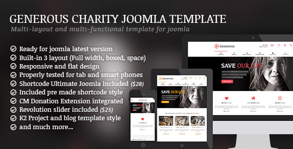 Joomla Charity Template 02