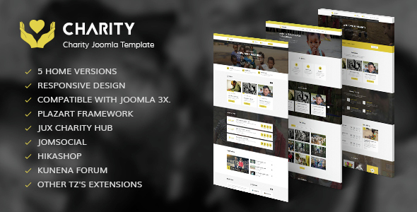 Joomla Charity Template 03