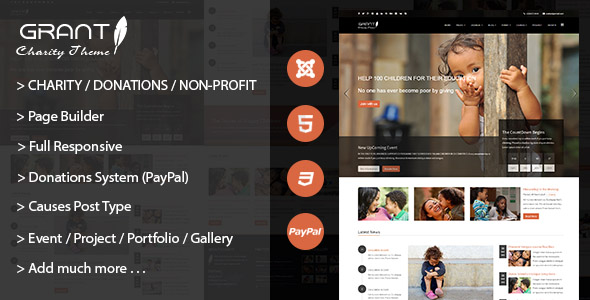 Joomla Charity Template 04