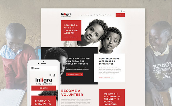 Joomla Charity Template 14