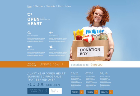 Joomla Charity Template 18