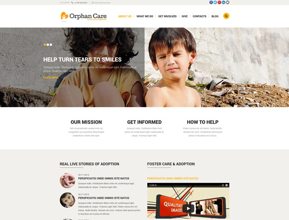 Joomla Charity Template 19