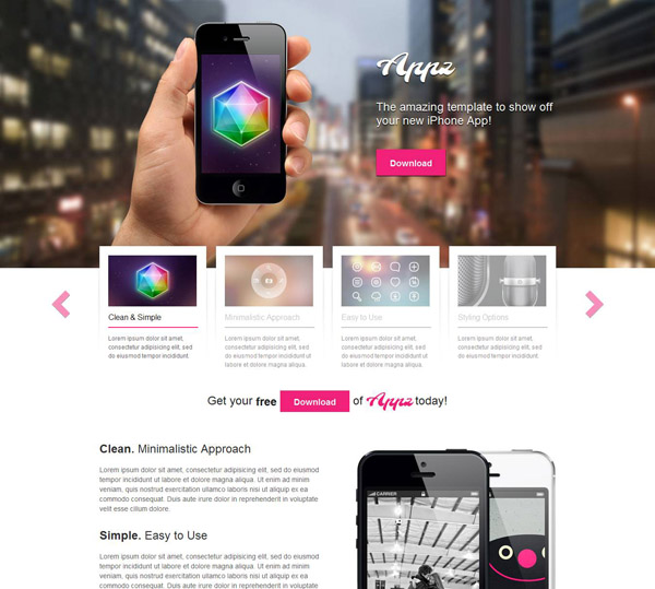 Mobile Apps Landing Page 03