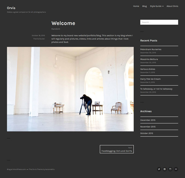 Orvis WordPress Theme 04