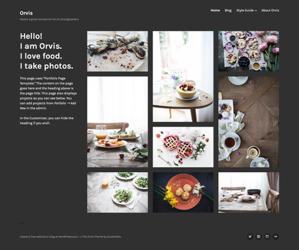 Orvis WordPress Theme