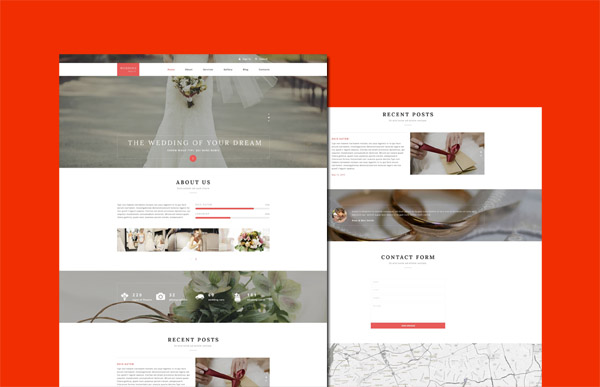 Wedding Drupal Theme 02