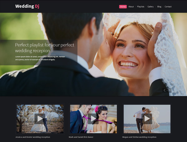 Wedding Drupal Theme 04