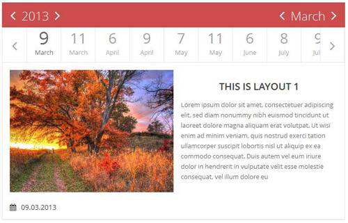 jQuery Event Calendar Plugin 15