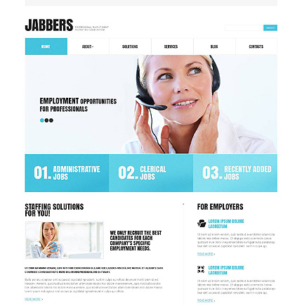 Recruiting Company WordPress Theme