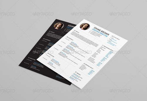 Flat-resume-template-01