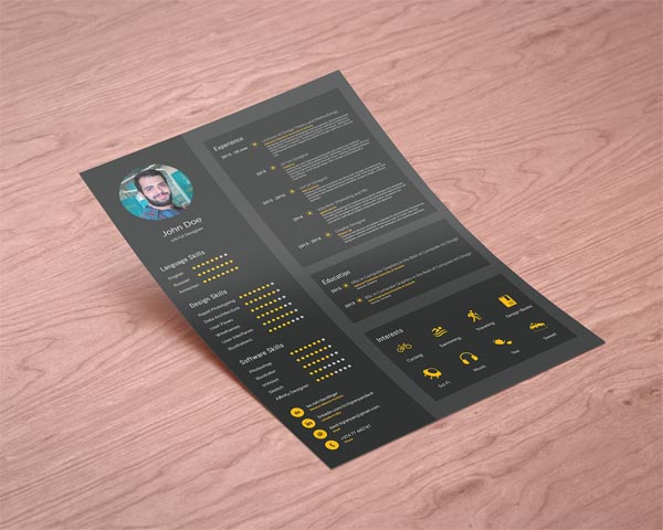 Flat-resume-template-03