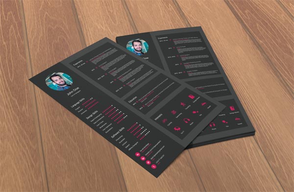 Flat-resume-template-04