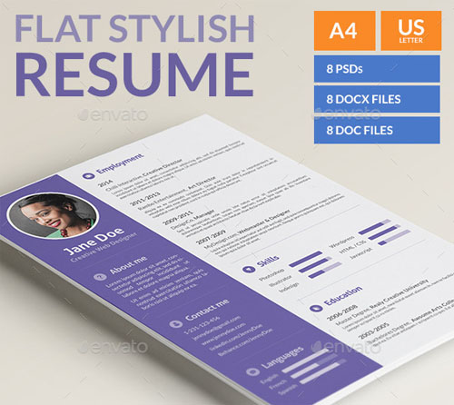 Flat-resume-template-04