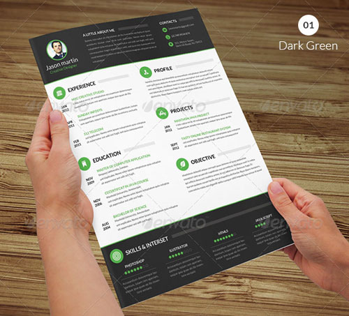 Flat-resume-template-07