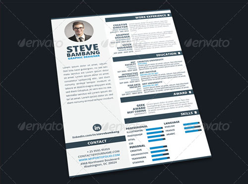 Flat-resume-template-08