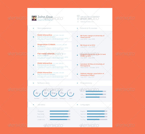 Flat-resume-template-12