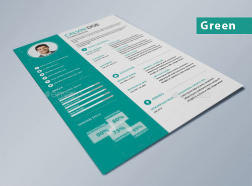 Flat-resume-template-18