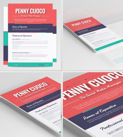 Flat-resume-template-26