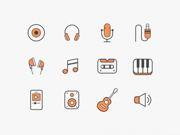 Free Music Icon Set 17