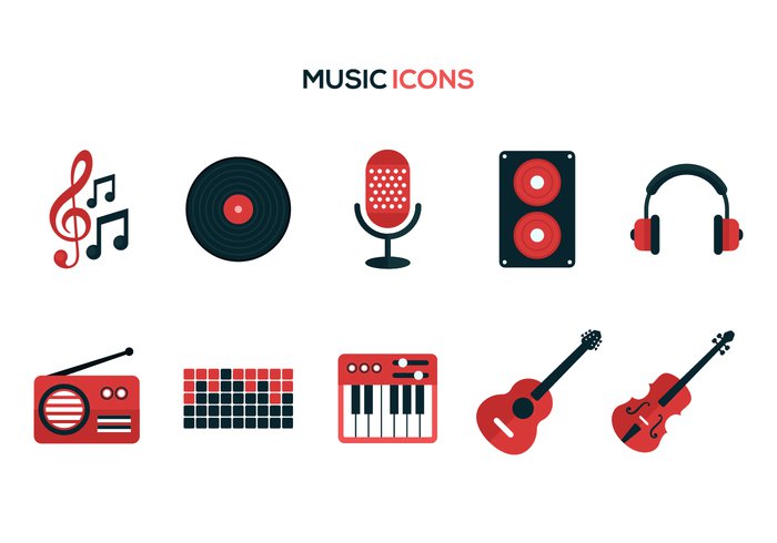 Free Music Icon Set 24