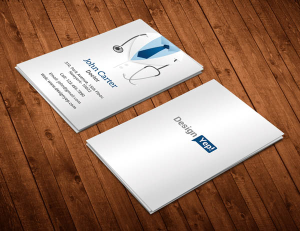 Free Vertical Business Card Template 20