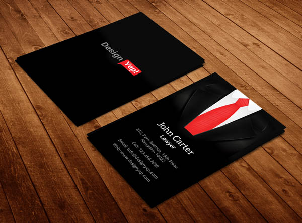 Free Vertical Business Card Template 21