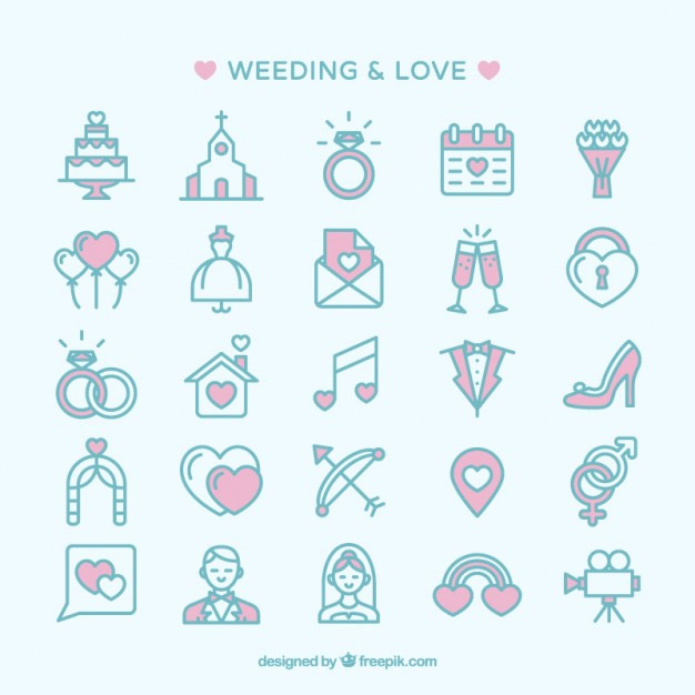 Free-Wedding-Icon-Set-02