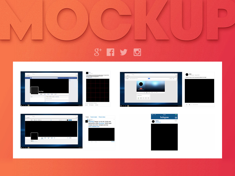 Social Media Mockup 01