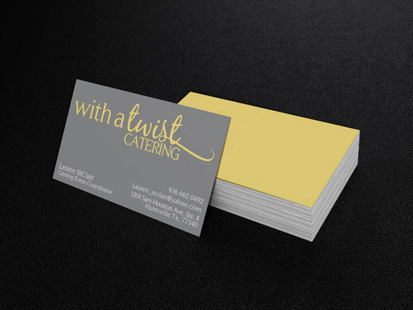 Business cards blank mockup