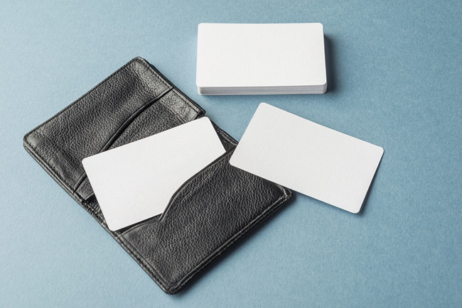 Business cards blank mockup - template