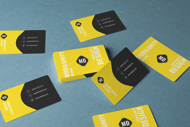 Free Business Cards Mockups 05