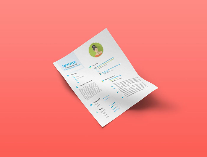 Free Infographic CV Template