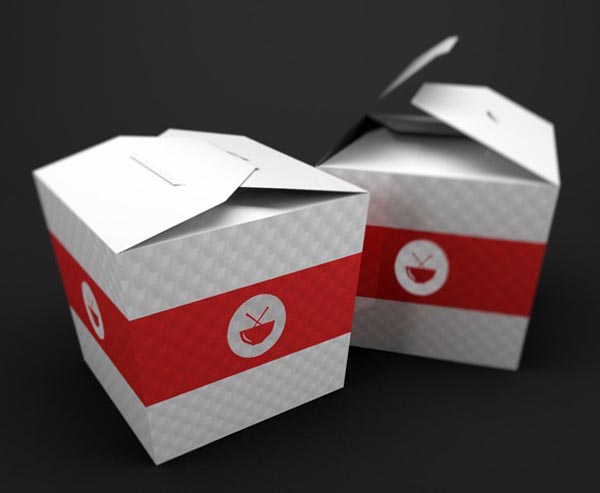 Free Food Box Mockup