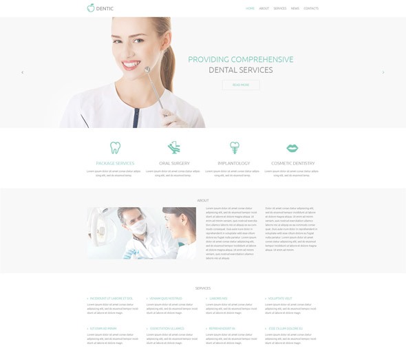 Dentistry Responsive Drupal Template