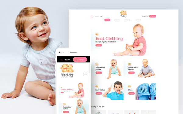 Teddy - Kids Shop WooCommerce Theme