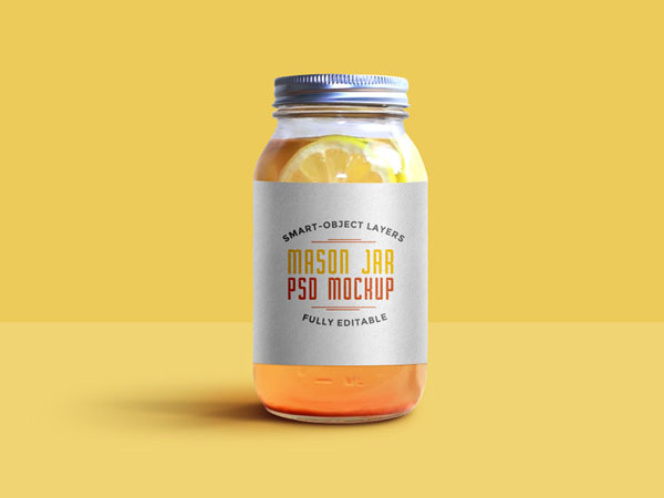 Download 10 Free Jam Jar Bottle Mockups for Showcase Packaging Designs - Smashfreakz