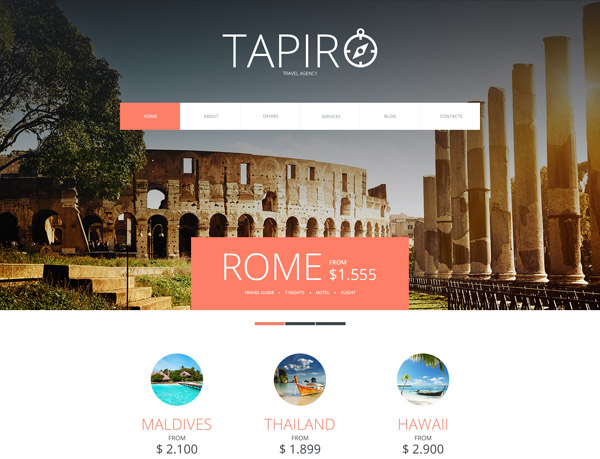 Travel Website Joomla Template