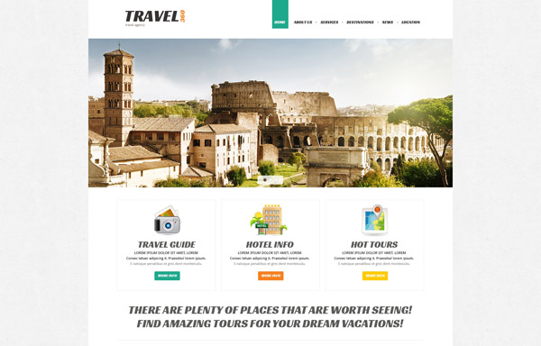 Proper Travel Joomla Template