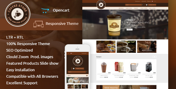 Restaurant Opencart Themes