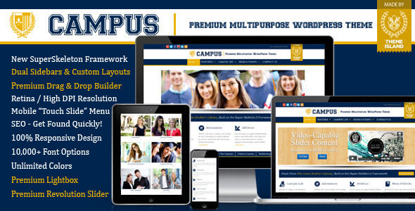 university wordpress themes